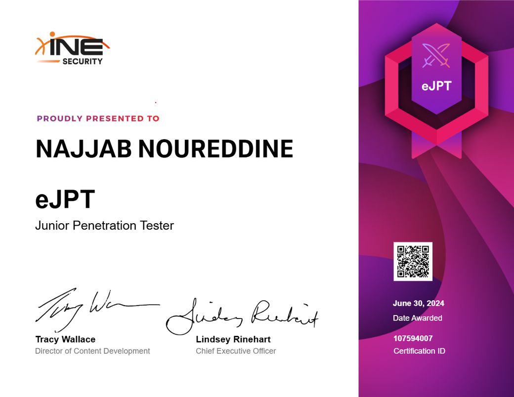 eJPT — Junior Penetration Tester